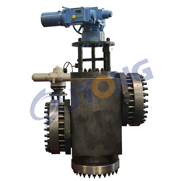 High pressure inlet electric three-way valve